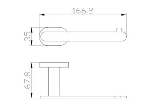 Держатель для туалетной бумаги Wonzon & Woghand First WW-8416 хром